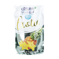 Жидкое мыло для рук Creamy с ароматом ананаса и карамболы 1,25 л Блеск