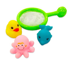 Игрушка для ванны ABtoys Веселое купание сачок с животными (PT-00535)
