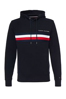 Толстовка из хлопка синего цвета Tommy Hilfiger