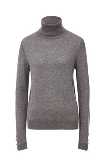 Водолазка серого цвета с длинными рукавами Vero Moda