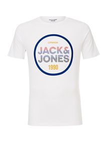 Хлопковая футболка с короткими рукавами Jack & Jones