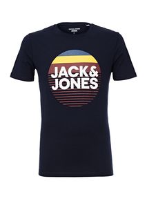 Хлопковая футболка с короткими рукавами Jack & Jones