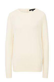Джемпер молочного цвета с застежкой на спине Vero Moda