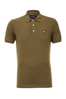 Хлопковая футболка поло с короткими рукавами Lyle & Scott