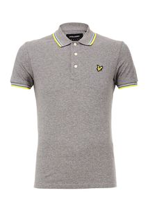 Хлопковая футболка поло с короткими рукавами Lyle & Scott