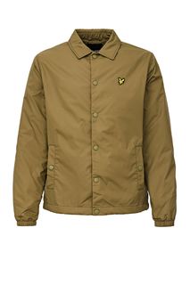 Легкая куртка цвета хаки на кнопках Lyle & Scott