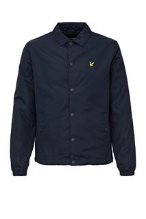 Легкая куртка синего цвета на кнопках Lyle & Scott