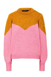 Двухцветный джемпер с круглым вырезом Vero Moda