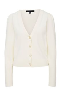 Короткий трикотажный кардиган на пуговицах Vero Moda