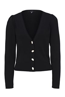 Короткий трикотажный кардиган на пуговицах Vero Moda