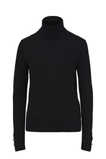 Водолазка черного цвета с длинными рукавами Vero Moda