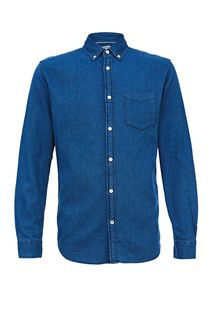 Рубашка из хлопка с воротником button-down Jack & Jones