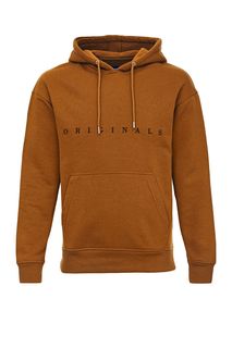 Коричневая толстовка с вышивкой Jack & Jones