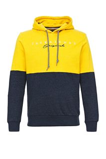 Толстовка с вышитым логотипом бренда Jack & Jones
