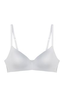 Белый бюстгальтер из микрофибры без косточек Oroblu