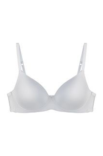 Белый бюстгальтер из микрофибры на косточках Oroblu