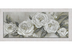 Репродукция в раме Коттеджные розы Hoff