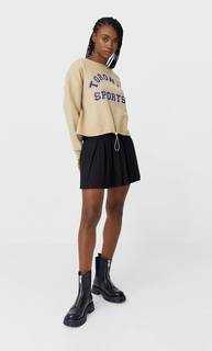 Stradivarius Короткая Толстовка Женская Коллекция Multicolor S