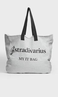 Stradivarius Сумка It Bag Женская Коллекция Пестро-Серый 103