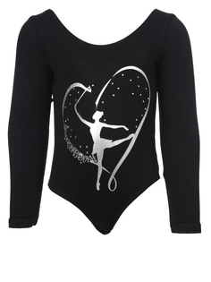 Купальник гимнастический Sweet Berry 440189 цв.черный р.122