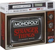 Настольная игра Hasbro Monopoly Stranger Things Collectors Edition Очень странные дела