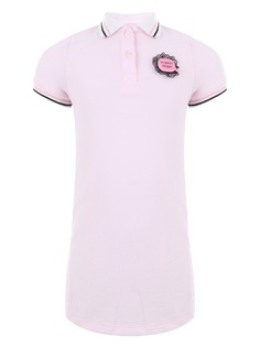 Платье-поло с тесьмами Choupette 496436 цв.розовый р.122