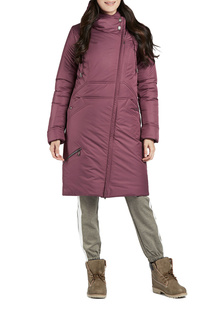 Пуховик-пальто женский D`IMMA 2027 красный 52-170