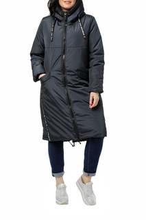 Пуховик-пальто женский DIZZYWAY 20305 синий 42