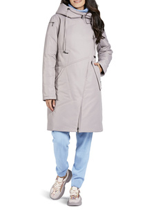 Пуховик-пальто женский D`IMMA 2010 коричневый 54-170