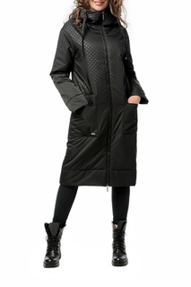 Пуховик-пальто женский DIZZYWAY 20307 черный 60