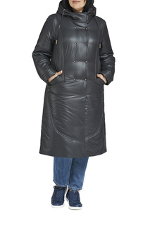 Пуховик-пальто женский D`IMMA 2029 черный 46-170