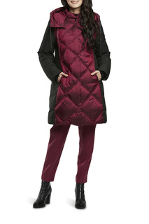 Пуховик-пальто женский D`IMMA 2005 красный 62-170