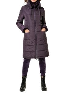 Пуховик-пальто женский DIZZYWAY 19427 фиолетовый 46