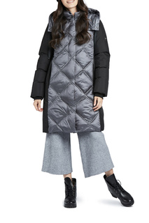 Пуховик-пальто женский D`IMMA 2005 серый 52-170