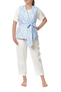 Жилет женский Mannon ZL000001SS5(MIL) голубой 48