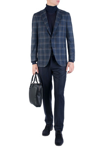 Брюки мужские ISAIA 86108 синие 56