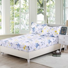 Простынь Valtery поплин без резинки печатная PKPP-17