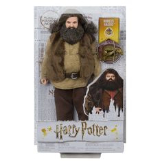 Кукла Harry Potter Rubeus Hagrid - Collectible Vest & Shirt Doll with Dragon Accessory Mattel