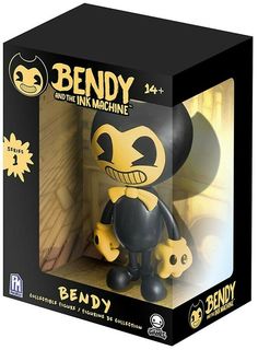 Виниловая фигурка Phatmojo Бенди (Bendy Vinyl - Yellow Edition) серия 1