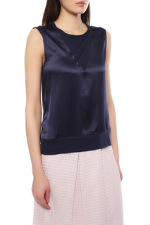 Блузка-топ женская Seventy MJ0829 830088 синяя 44 IT