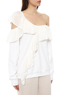 Топ женский Clu 5180678 белый S