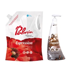 Набор средств для мытья посуды Palmia Cappuccino 450 мл + Palmia Espressiva 1 л