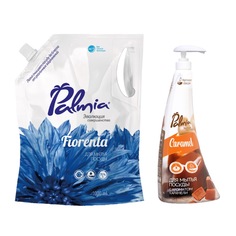 Набор средств для мытья посуды Palmia Caramel 450мл + Palmia Fiorenta 1л