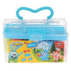 Набор для лепки из пластилина MultiArt Смешарики, 12 цветов