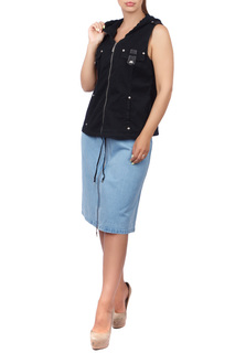 Жилет женский LAFEI-NIER AI77408-F черный 4XL