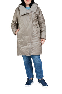 Пуховик-пальто женский D`IMMA 2000 коричневый 46-170