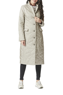 Пуховик-пальто женский DIMMA 2061 бежевый 44 D`Imma