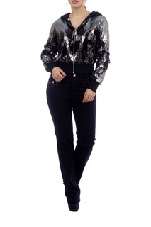 Ветровка женская LAFEI-NIER IQ856 черная 3XL