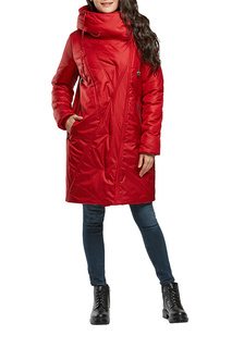 Пуховик-пальто женский D`IMMA 2000 красный 60-170