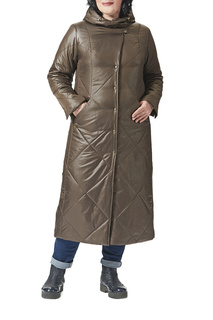 Пуховик-пальто женский DIMMA 2040 коричневый 46 D`Imma